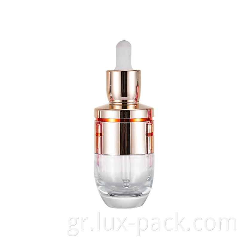 Συσκευασία αιθέριου ελαίου 5ml 10ml 15ml 20ml 30ml Clear Green Blue Amber Glass Dropper Bottle